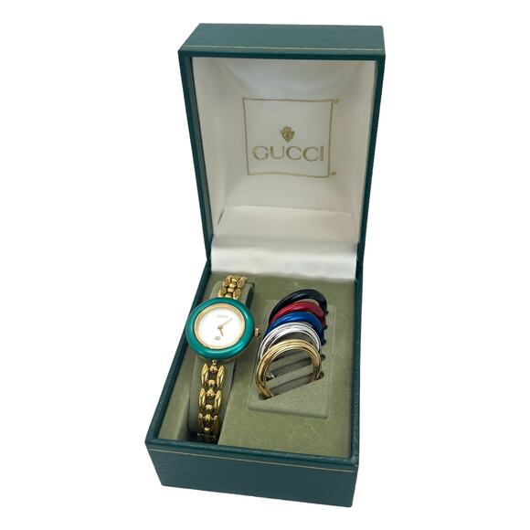 Gucci Vintage Interchangeable Bezel Watch - Picture 4 of 10